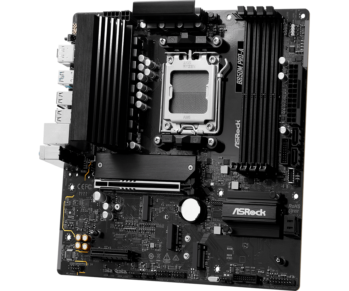 B850M PRO-A  ASROCK B850 Mothe - огляд і ціна Am5 Micro Atx Pcie 5.0 Motherboard